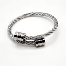 Load image into Gallery viewer, Cable Expanding Bracelet Thick - Stainless Steel