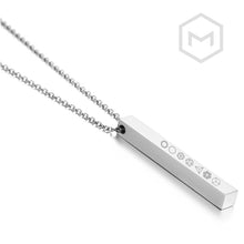 Load image into Gallery viewer, Platonic Solid Pillar Necklace
