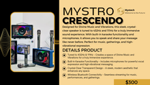 Load image into Gallery viewer, **NEW** Mystro Crescendo 432Hz / 111Hz Dual-Frequency Karaoke Speaker
