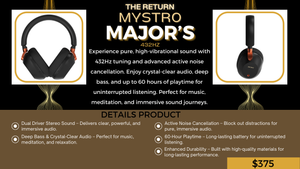 **NEW** Mystro Major 432Hz Wireless Headphones