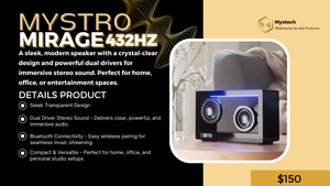 **NEW** Mystro Mirage 432Hz Bluetooth Speaker