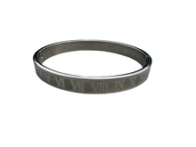 Load image into Gallery viewer, **NEW** Roman Numeral Steel Bangle  I - XII
