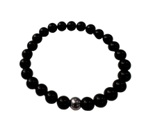 Load image into Gallery viewer, Fancy Mineral Stretch Bracelet — Rainbow Obsidian
