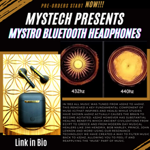 Load image into Gallery viewer, Mystro Pure 432Hz Wireless Earbuds 2.0
