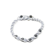 DNA Strand Bracelet — Silver