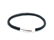 Load image into Gallery viewer, Stainless Clasp Leather Bracelet
