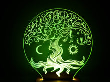 Load image into Gallery viewer, Alchemist Tree of Life Lamp w/ 7.83Hz Insert
