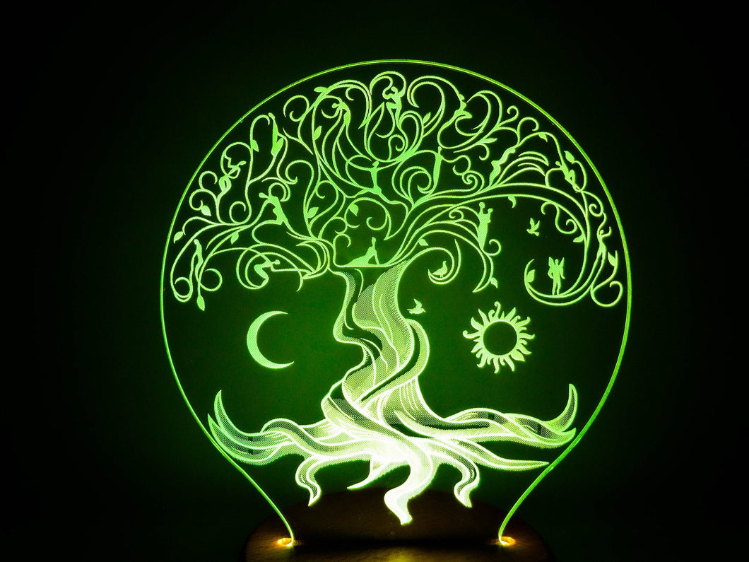 Alchemist Tree of Life Lamp w/ 7.83Hz Insert