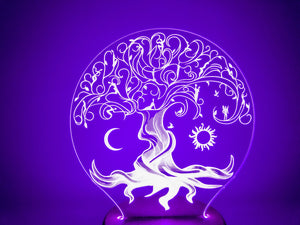 Alchemist Tree of Life Lamp w/ 7.83Hz Insert