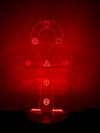 Alchemist Ankh Lamp w/ 7.83Hz Insert