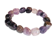 Mineral Chunk Bracelet — Amethyst