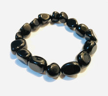 Load image into Gallery viewer, Mineral Chunk Bracelet — Obsidian
