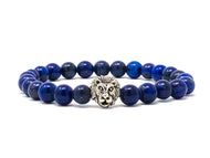 Fancy Mineral Stretch Bracelet — Lapis Lazuli