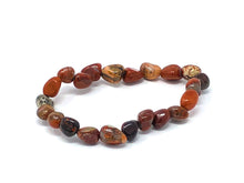 Load image into Gallery viewer, Mineral Chunk Bracelet — Mookaite Jasper
