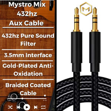 Load image into Gallery viewer, Mystro Mix 432 Hz Aux Cables
