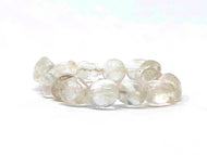 Mineral Chunk Bracelet — Quartz