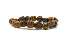 Load image into Gallery viewer, Mineral Chunk Bracelet — Tiger&#39;s Eye
