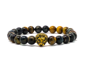 Fancy Mineral Stretch Bracelet — Tigers Eye