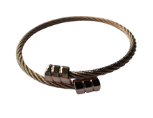 Load image into Gallery viewer, Cable Expanding Bracelet Thin -- Rose Gold
