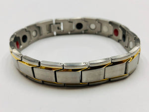 Two-Tone Stainless Steel Bracelet