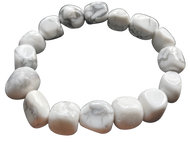 Mineral Chunk Bracelet — Howlite