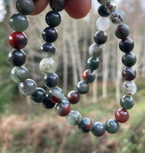 Load image into Gallery viewer, Fancy Mineral Stretch — Green and Red Agate
